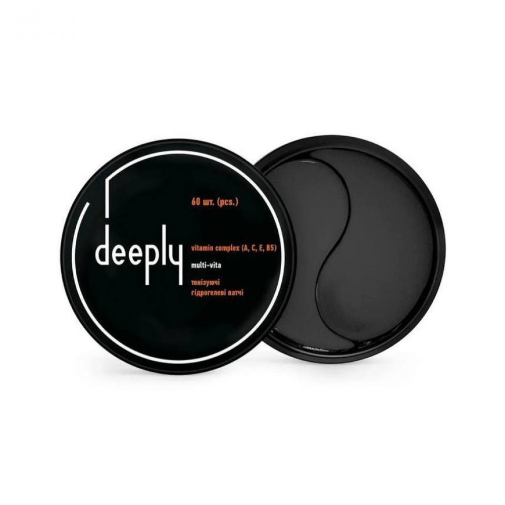 Тонізуючі гідрогелеві патчі deeply vitamin glow eye patches