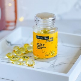 Жовті Незмивні капсули з Алое Вера для живлення та блиску Ma Vie Mari Hair Vitamin