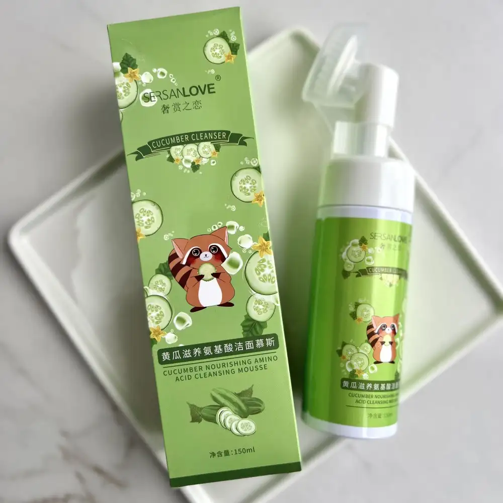 Пінка-мус з щіточкою Огірок Sersanlove Cucumber, 150 мл