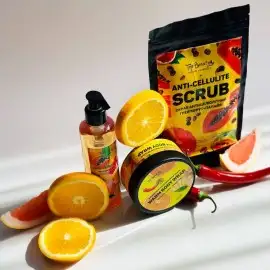 Скраб для тіла антицелюлітний Грейпфрут-папайя top beauty